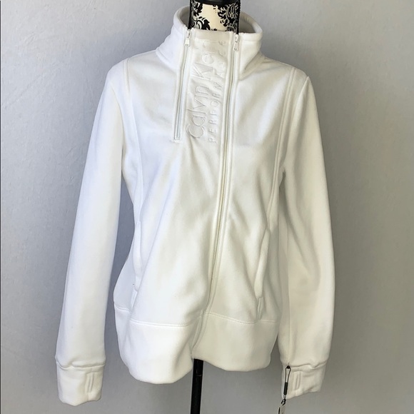 Calvin Klein Jackets & Blazers - Tag on! Calvin Klein Performance White Soft Jacket